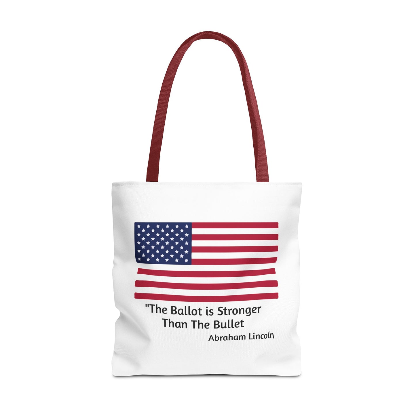 The Ballot is Stronger Than The Bullet Tote Bag (AOP)