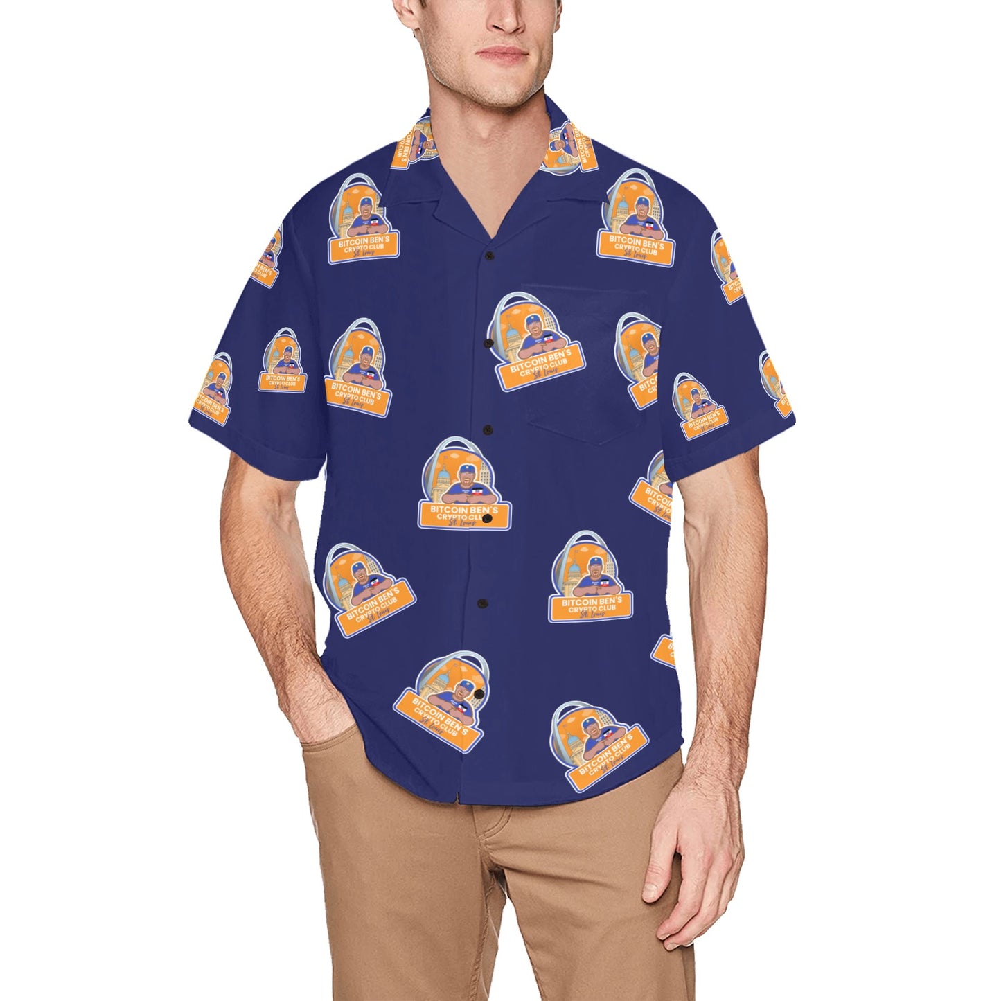 Bitcoin Ben St Louis Club Hawaiian Shirts - Miniaday Designs, LLC.