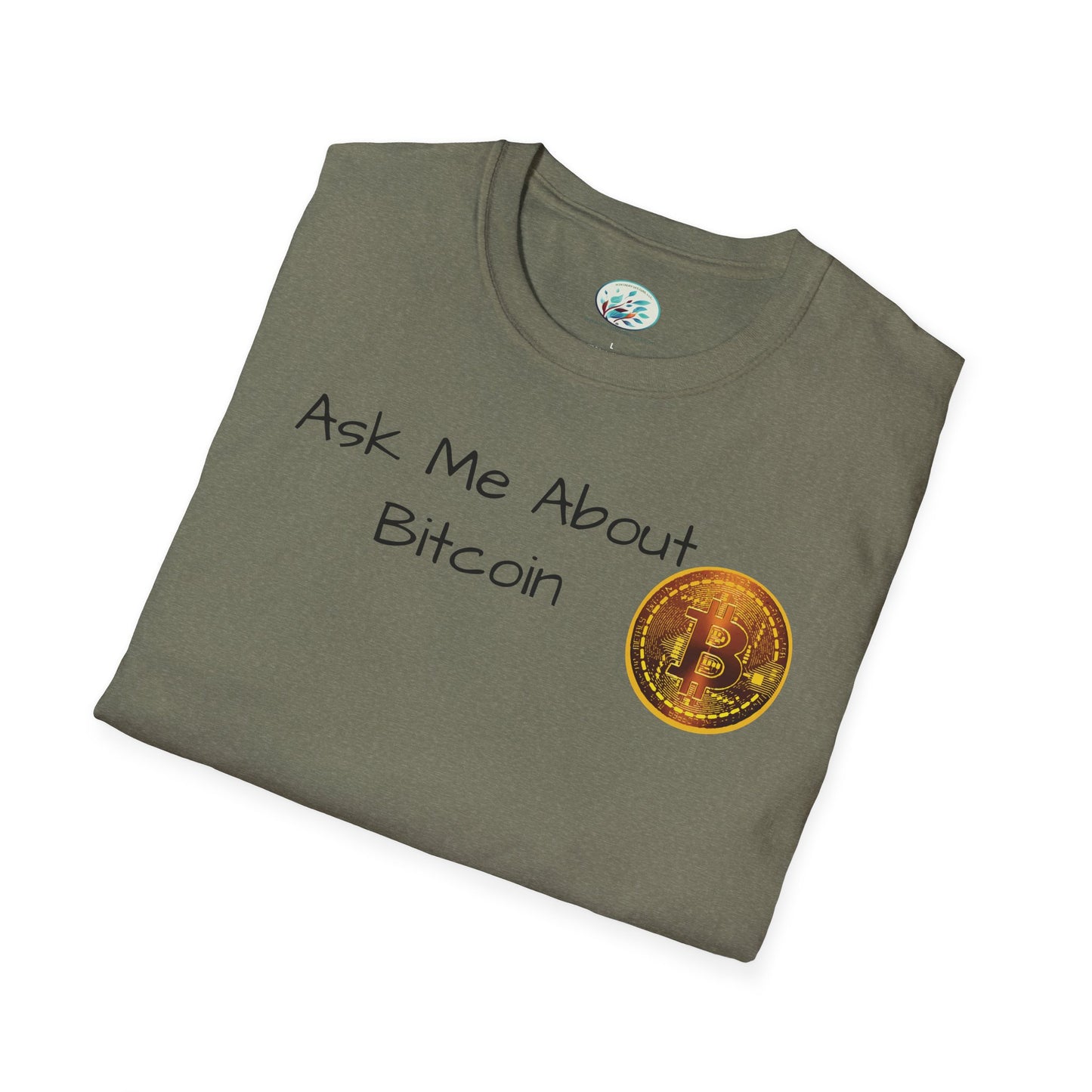 Ask Me About Bitcoin Unisex Softstyle T-Shirt