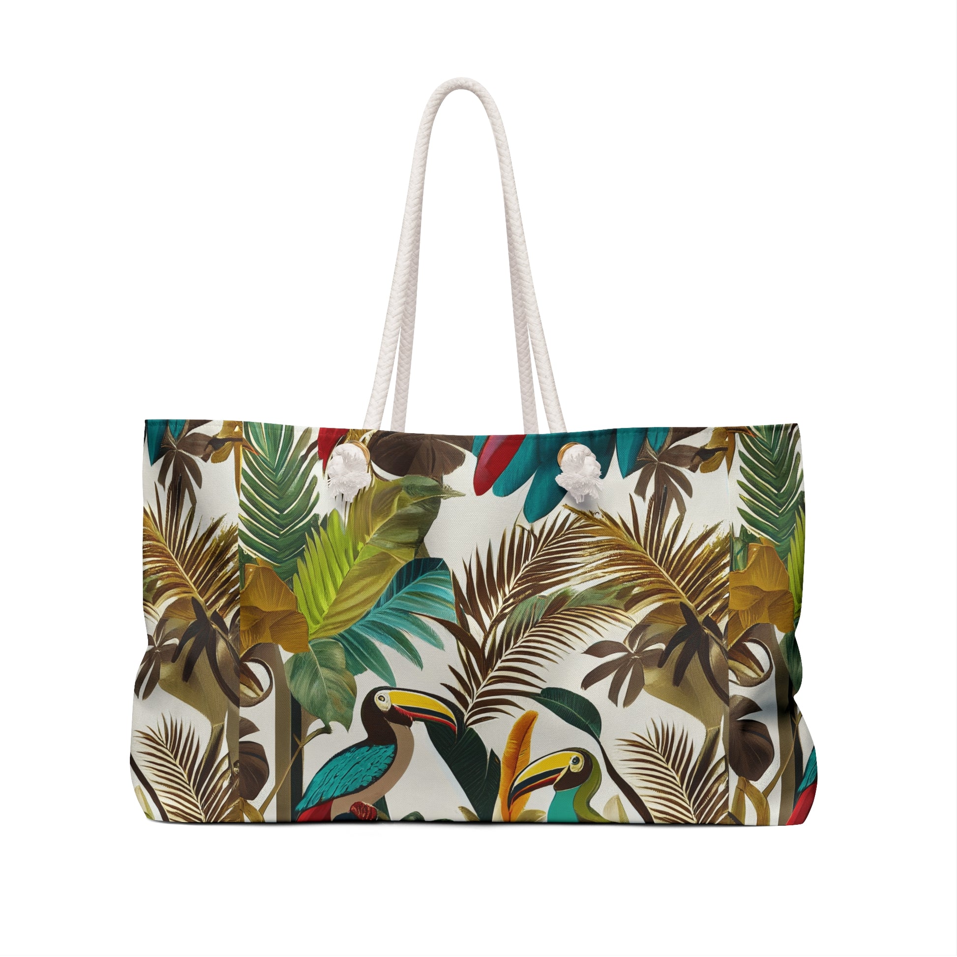 Miniaday Designs Weekender Bag Tropical Toucan Multicolor - Miniaday Designs, LLC.