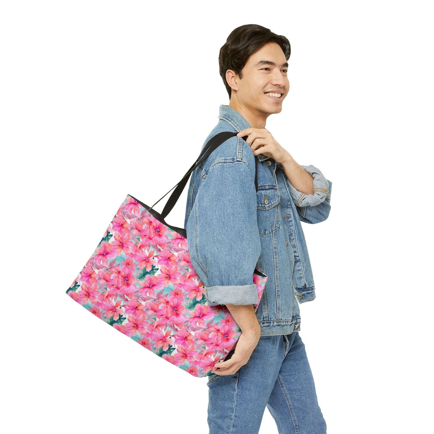 Miniaday Designs Hibiscus Whimsy Pink Weekender Tote Bag - Miniaday Designs, LLC.