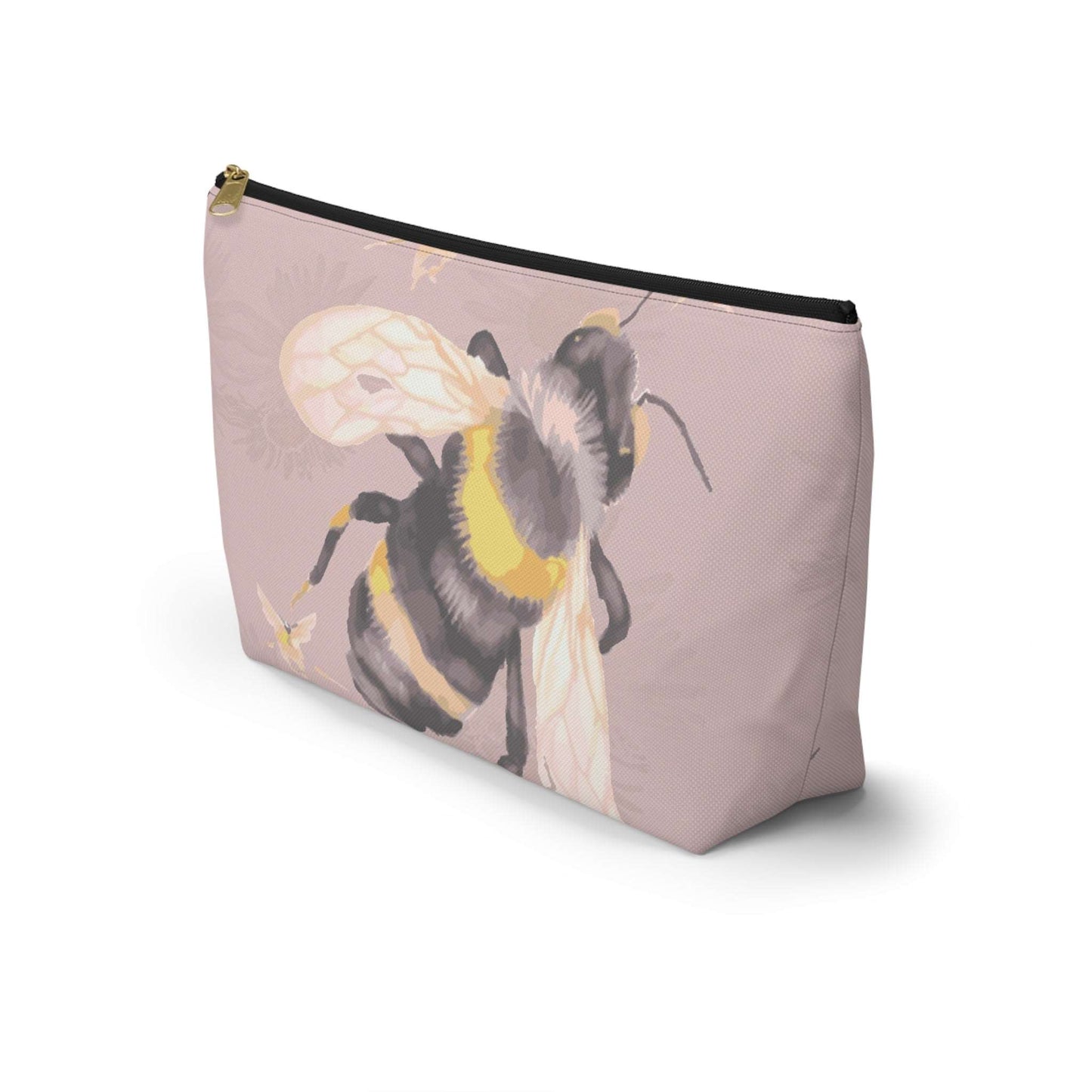 Bee-utiful Garden Banquet Collection by Miniaday Designs, LLC. Accessory Pouch w T-bottom - Miniaday Designs, LLC.