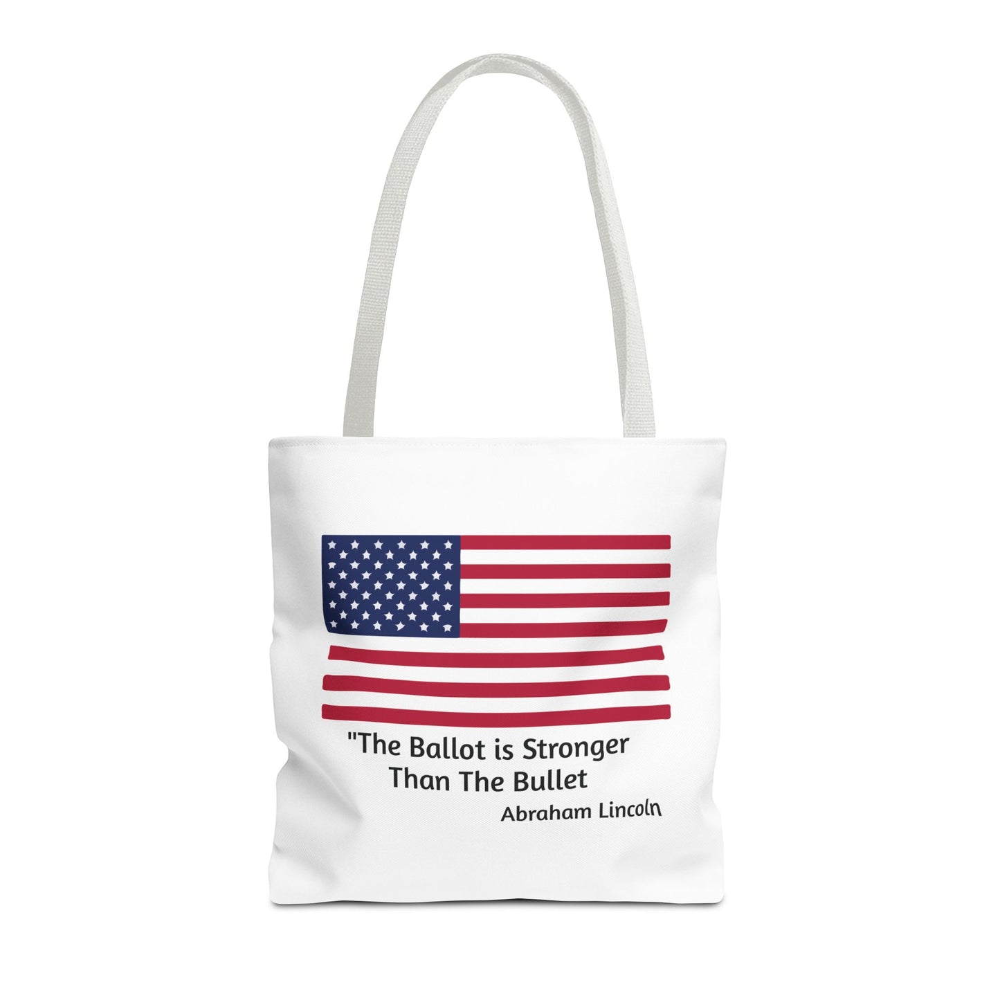 The Ballot is Stronger Than The Bullet Tote Bag (AOP)