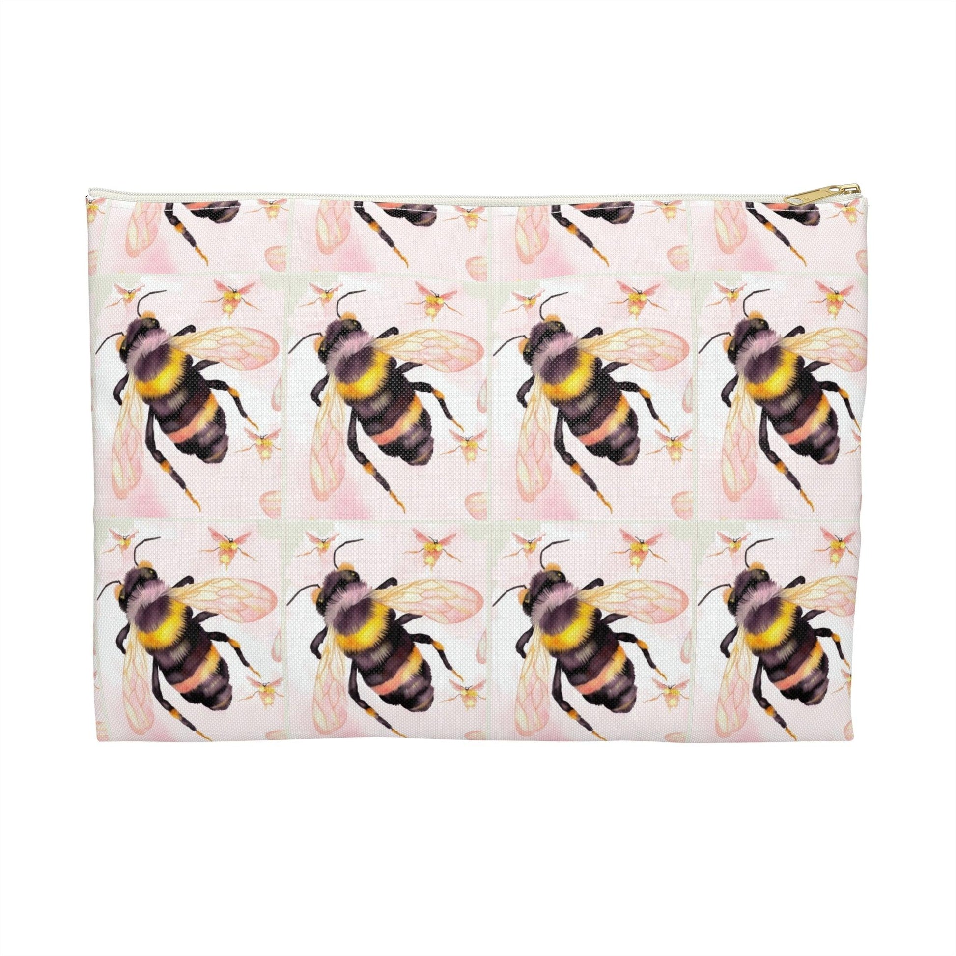 Miniaday Designs, LLC. Accessory Pouch 2 Sizes Bee-utiful Garden Banquet Collection - Miniaday Designs, LLC.