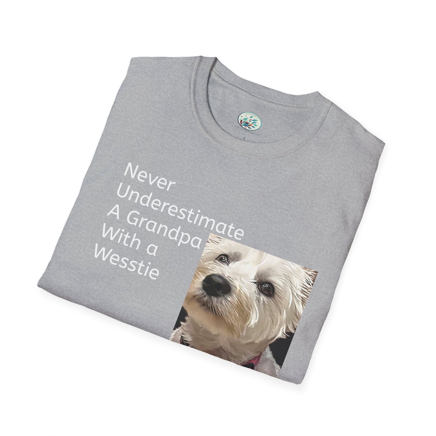 Never Understimate a Westie Unisex Softstyle T-Shirt