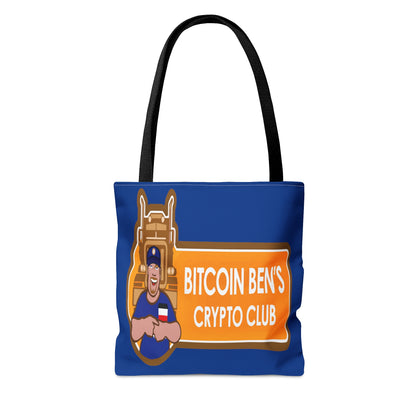 Miniaday Designs Bitcoin Ben BlueBolso Tote