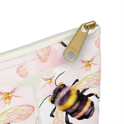 Miniaday Designs, LLC. Accessory Pouch 2 Sizes Bee-utiful Garden Banquet Collection - Miniaday Designs, LLC.