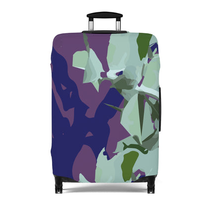 Floral Abstraction Harmony Collection by Miniaday Designs, LLC. Luggage Cover - Miniaday Designs, LLC.