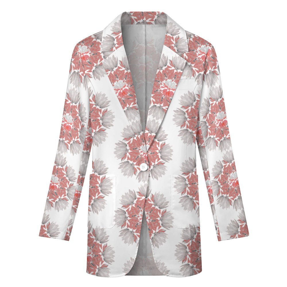 Miniaday Designs Lotus Blossom Women's Blazer