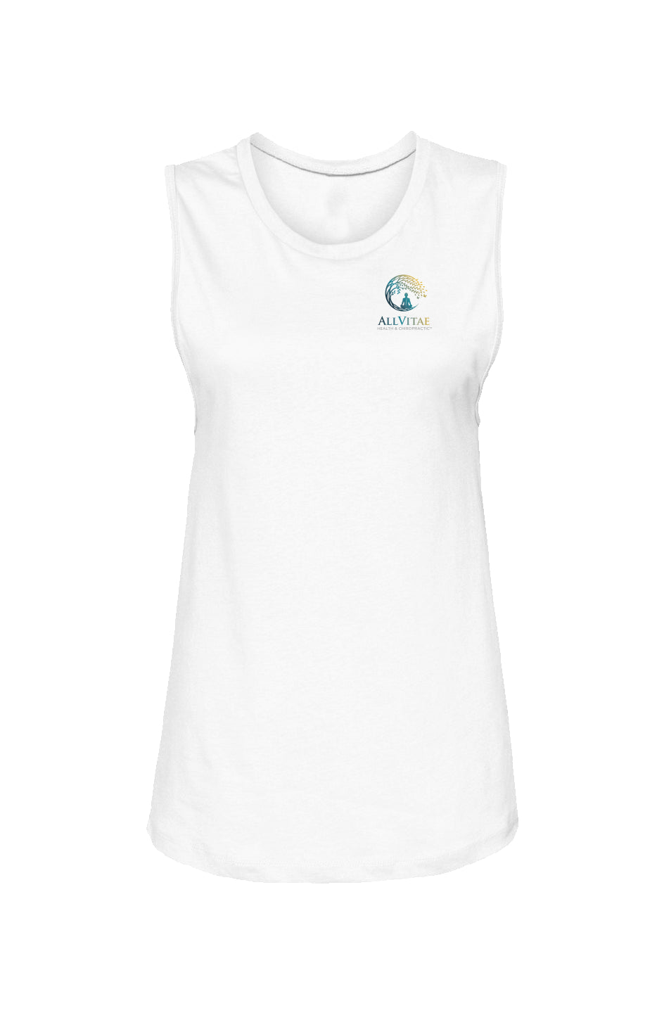 Allvitae Womens Muscle Tank - Miniaday Designs, LLC.