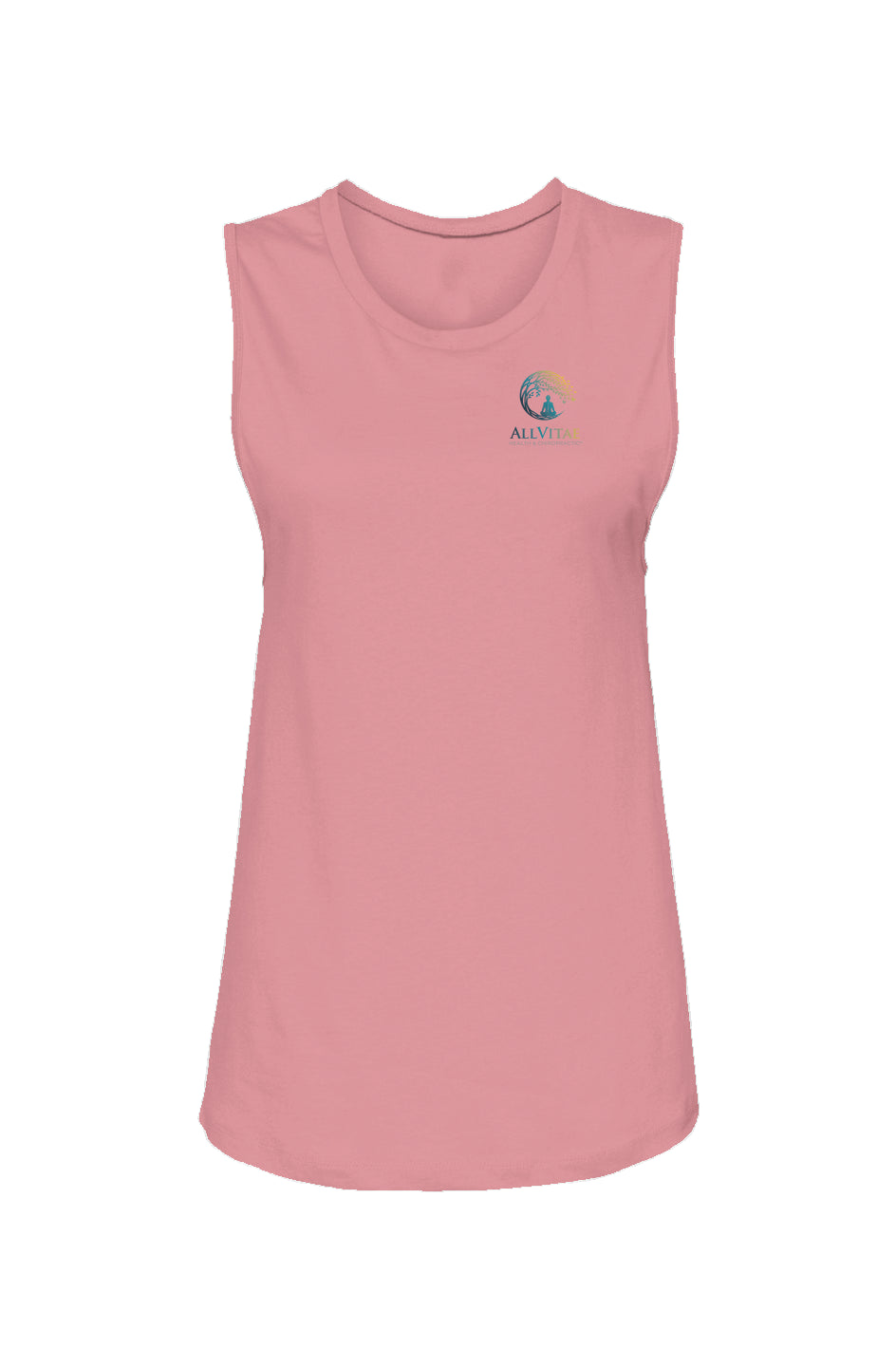 Allvitae Womens Muscle Tank - Miniaday Designs, LLC.