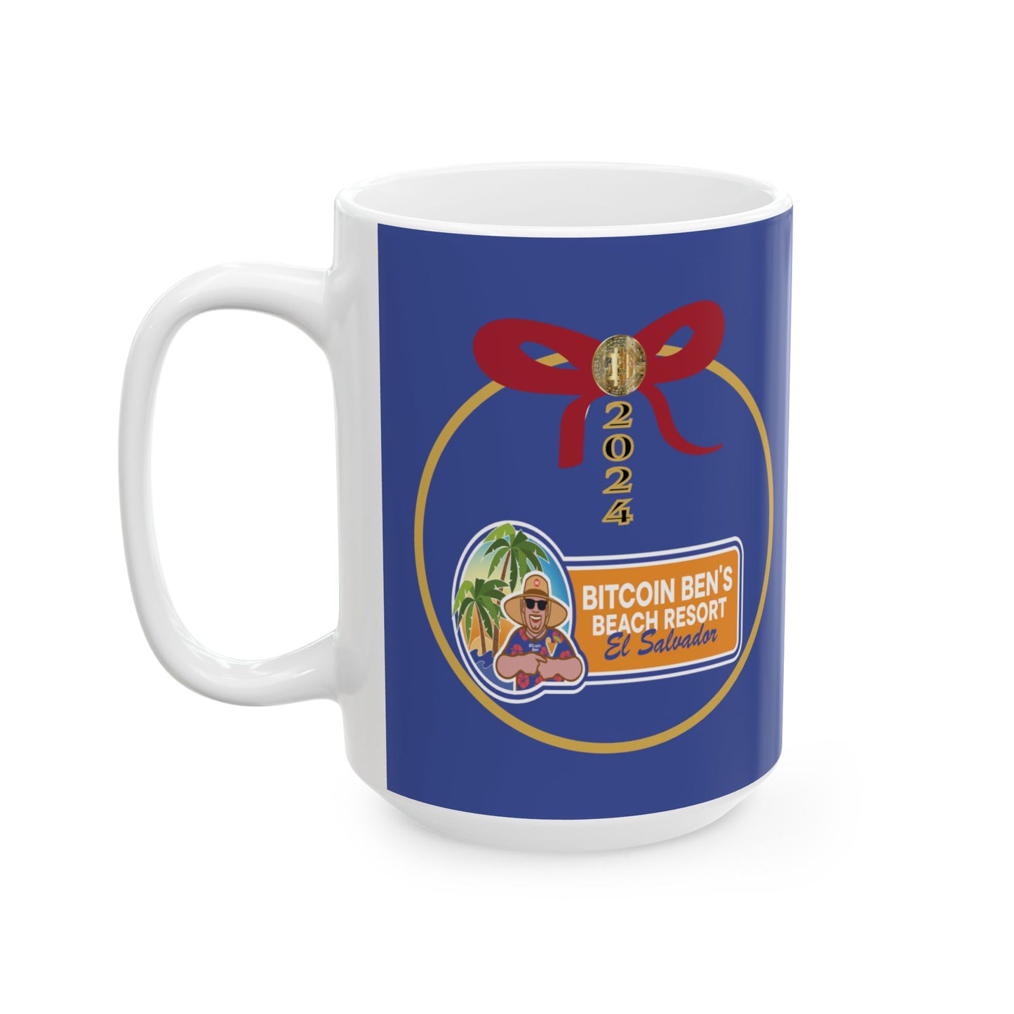 BBCC El Salvador Christmas Ceramic Mug, (11oz, 15oz)