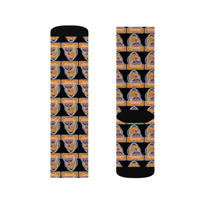 Bitcoin Ben St Louis Club Black Sublimation Socks