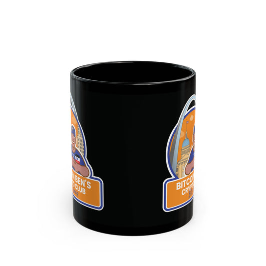 Bitcoin Ben St Louis Club Black Mug (11oz, 15oz)