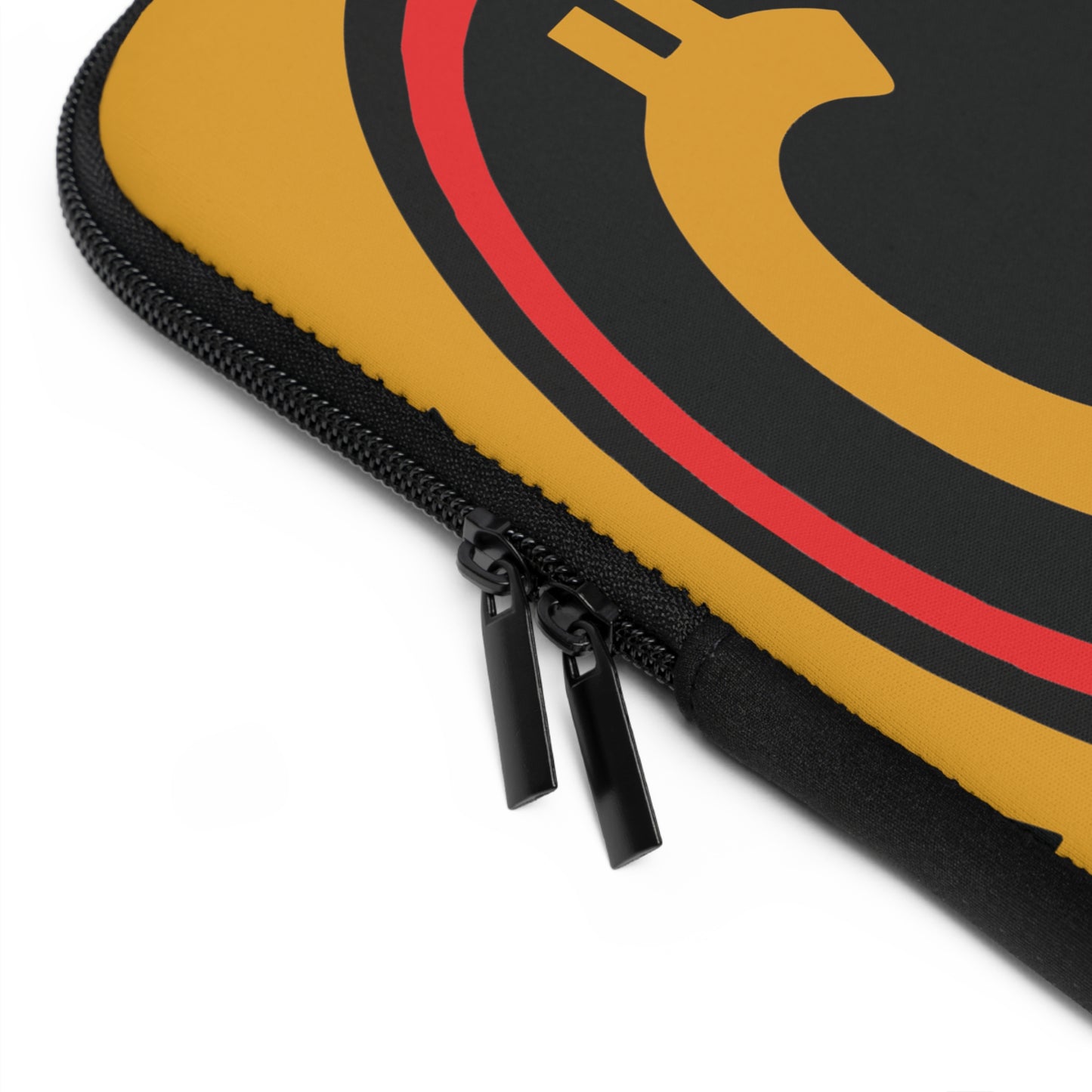 Miniaday Designs Calix Solutions Gold Laptop Sleeve