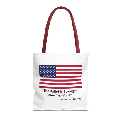 The Ballot is Stronger Than The Bullet Tote Bag (AOP)