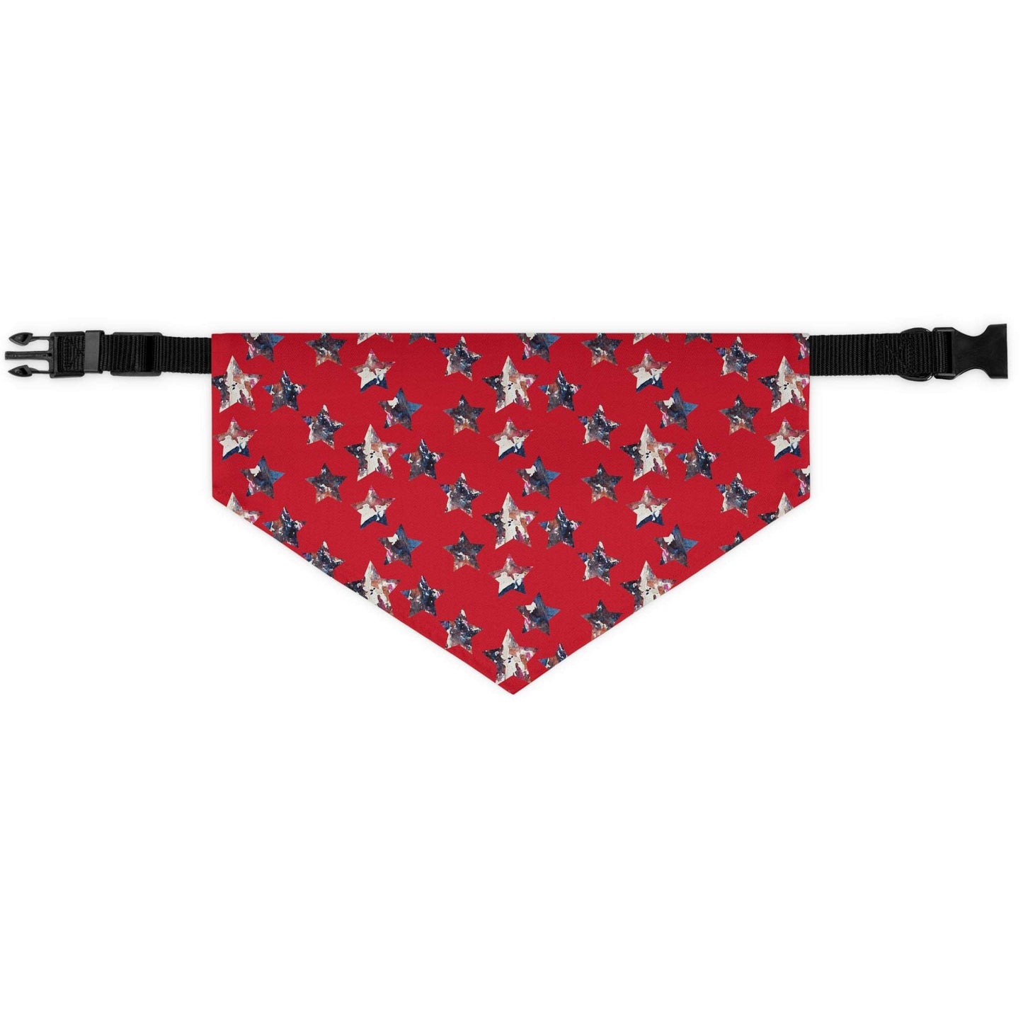 Americana Impressions Collection by Miniaday Designs, LLC. Red Pet Bandana Collar - Miniaday Designs, LLC.