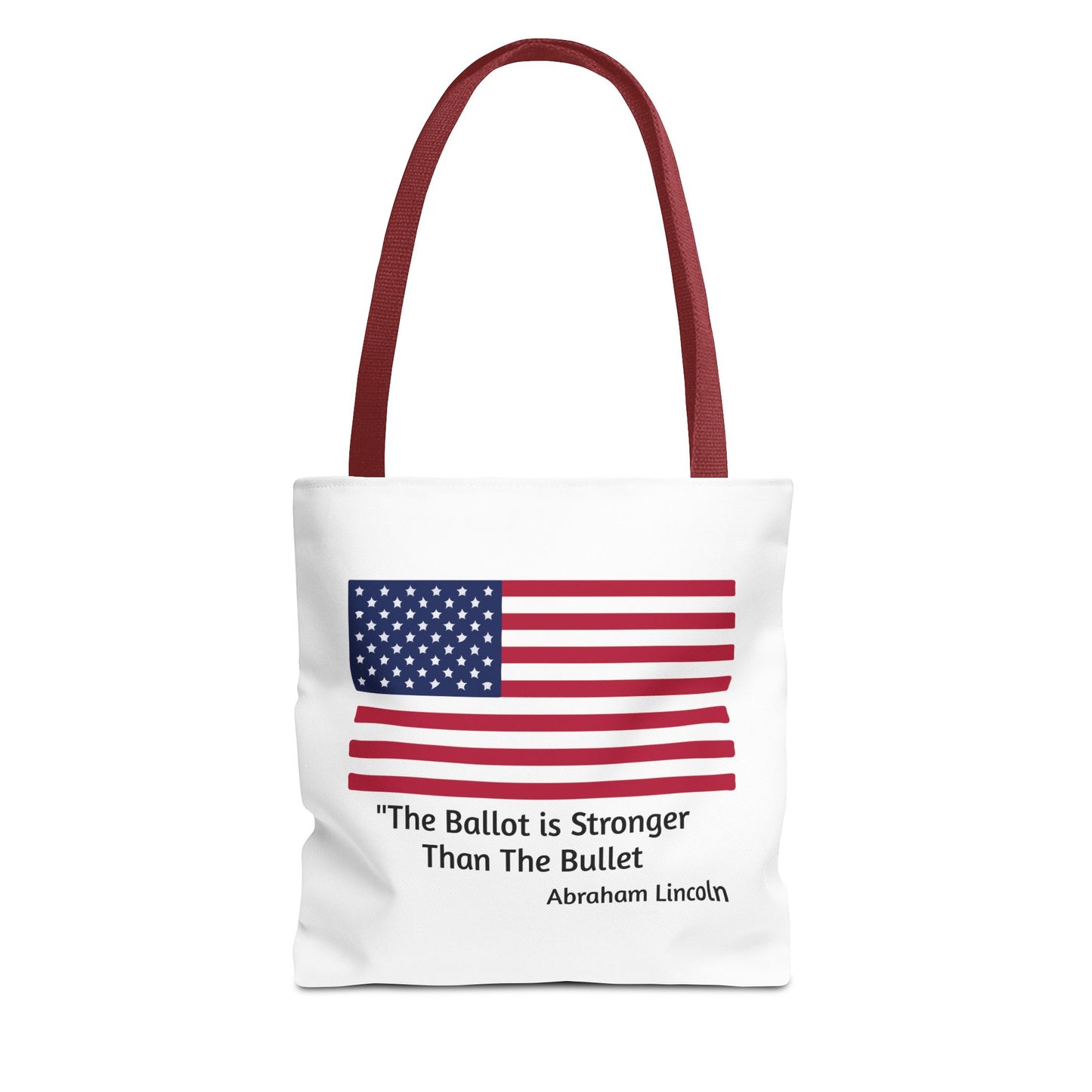 The Ballot is Stronger Than The Bullet Tote Bag (AOP)