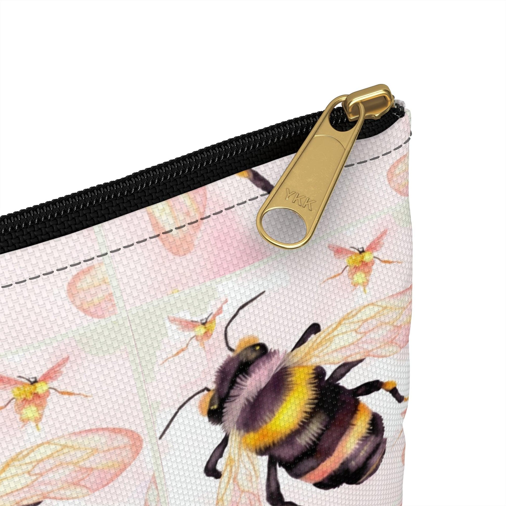 Miniaday Designs, LLC. Accessory Pouch 2 Sizes Bee-utiful Garden Banquet Collection - Miniaday Designs, LLC.