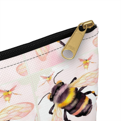 Miniaday Designs, LLC. Accessory Pouch 2 Sizes Bee-utiful Garden Banquet Collection - Miniaday Designs, LLC.