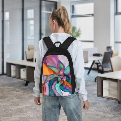 Rainbow Swirl Laptop Backpack