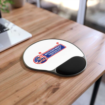 Bitcoin Ben Freedom Club Port Charlotte Mouse Pad With Wrist Rest