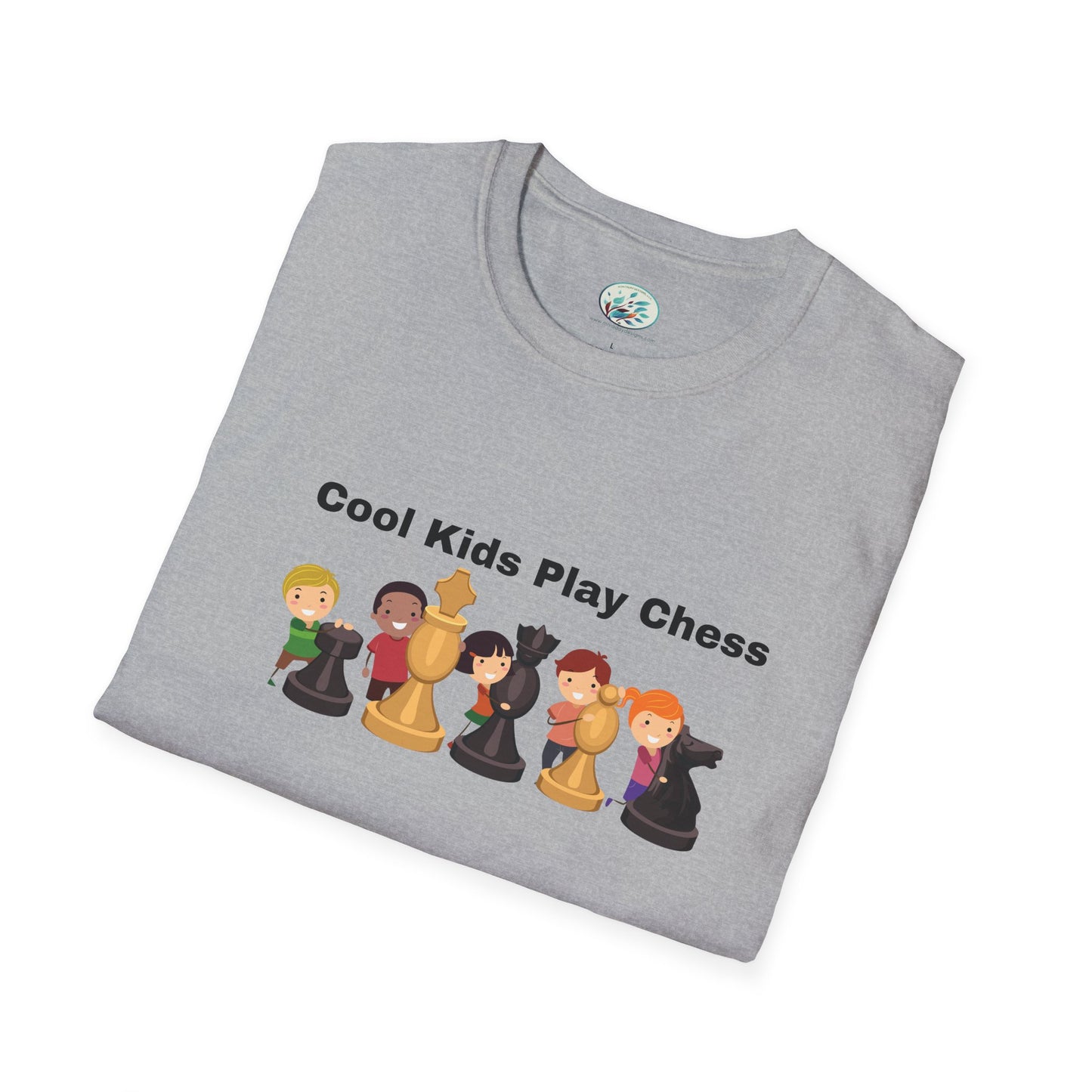 Cool Kids Play Chess Unisex Softstyle T-Shirt Men's Size