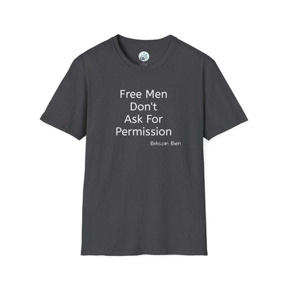 Bitcoin Ben Free Men Unisex Softstyle T-Shirt