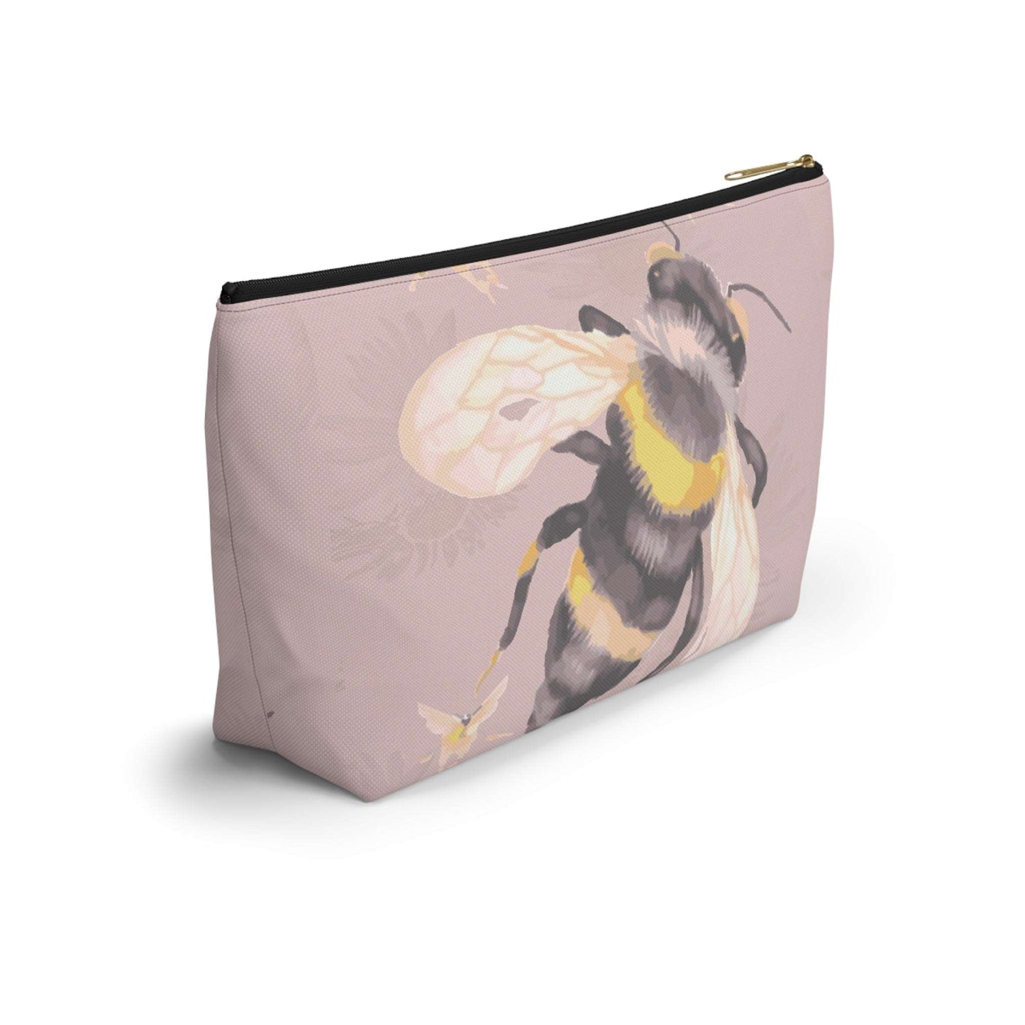 Bee-utiful Garden Banquet Collection by Miniaday Designs, LLC. Accessory Pouch w T-bottom - Miniaday Designs, LLC.