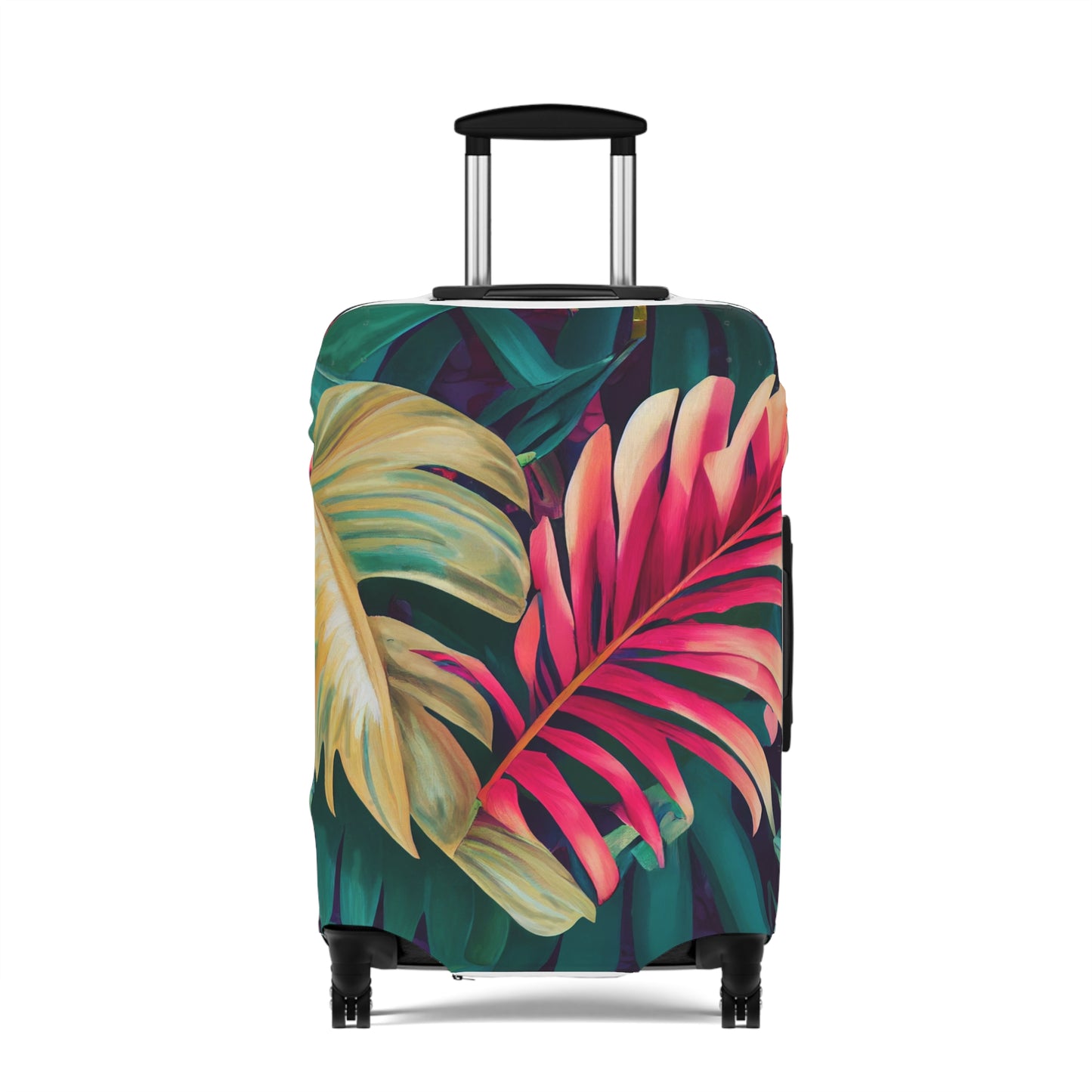 Enchanting Foliage: A Fusion of Realism and Exoticism in Brushwork by Miniaday Designs, LLC. Luggage Cover - Miniaday Designs, LLC.