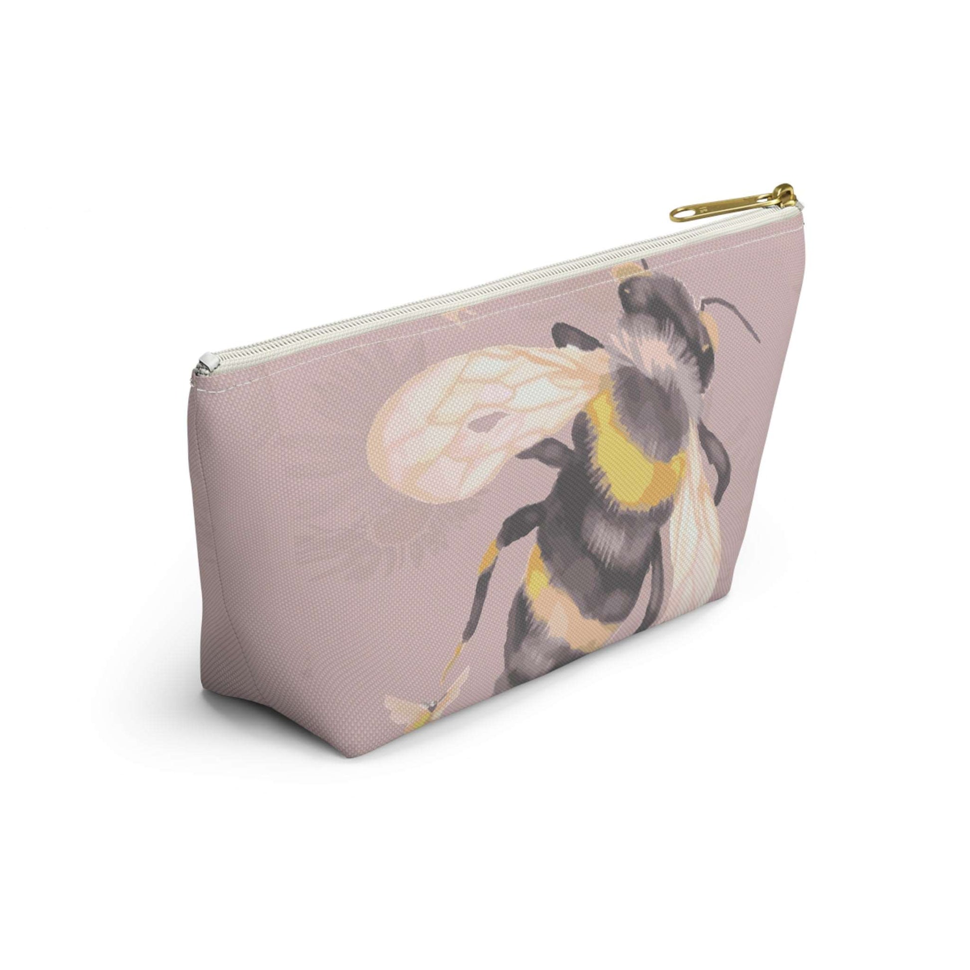 Bee-utiful Garden Banquet Collection by Miniaday Designs, LLC. Accessory Pouch w T-bottom - Miniaday Designs, LLC.