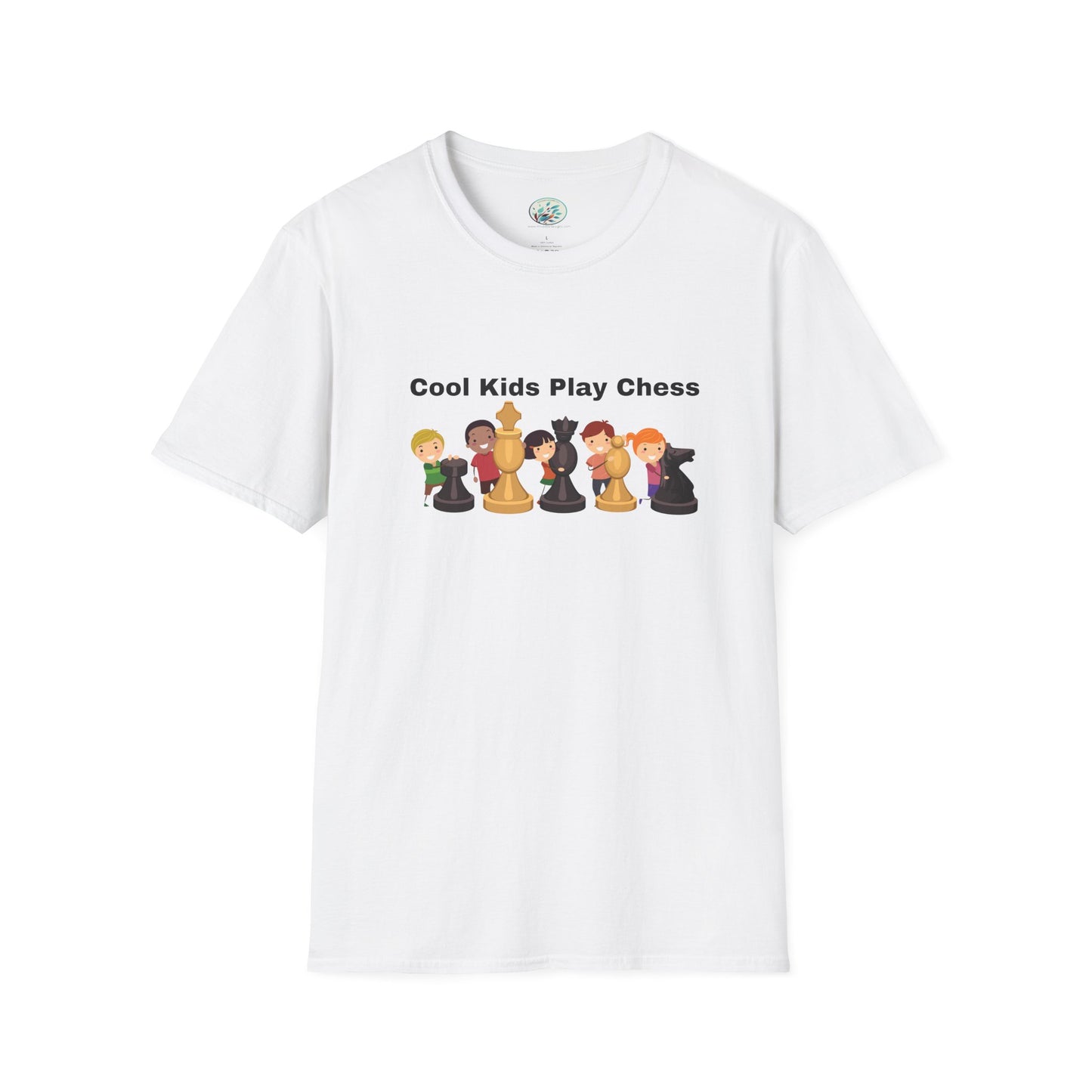 Cool Kids Play Chess Unisex Softstyle T-Shirt Men's Size