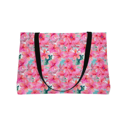 Miniaday Designs Hibiscus Whimsy Pink Weekender Tote Bag - Miniaday Designs, LLC.