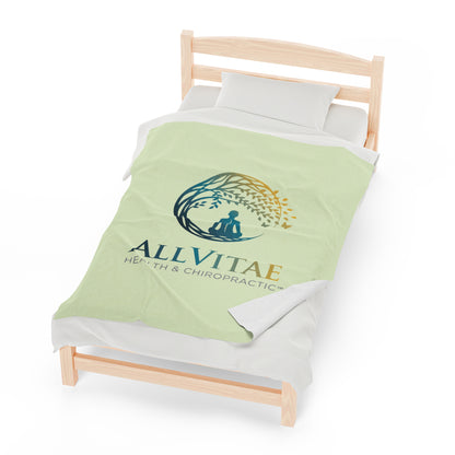 Miniaday Designs Allvitae Velveteen Plush Blanket