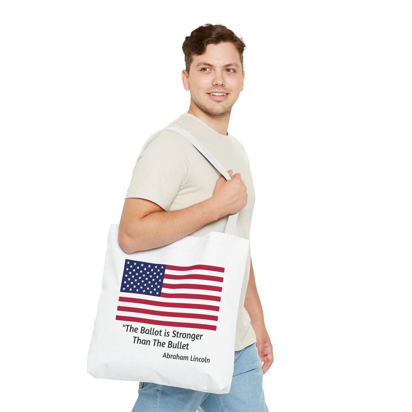 The Ballot is Stronger Than The Bullet Tote Bag (AOP)