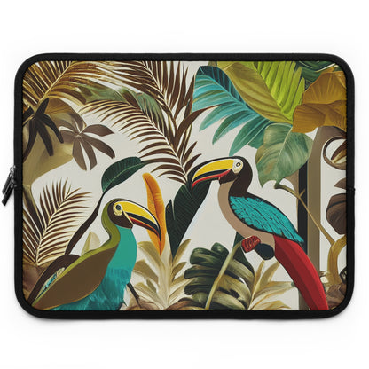 Miniaday Designs Laptop Sleeve Tropical Toucan Multicolor - Miniaday Designs, LLC.