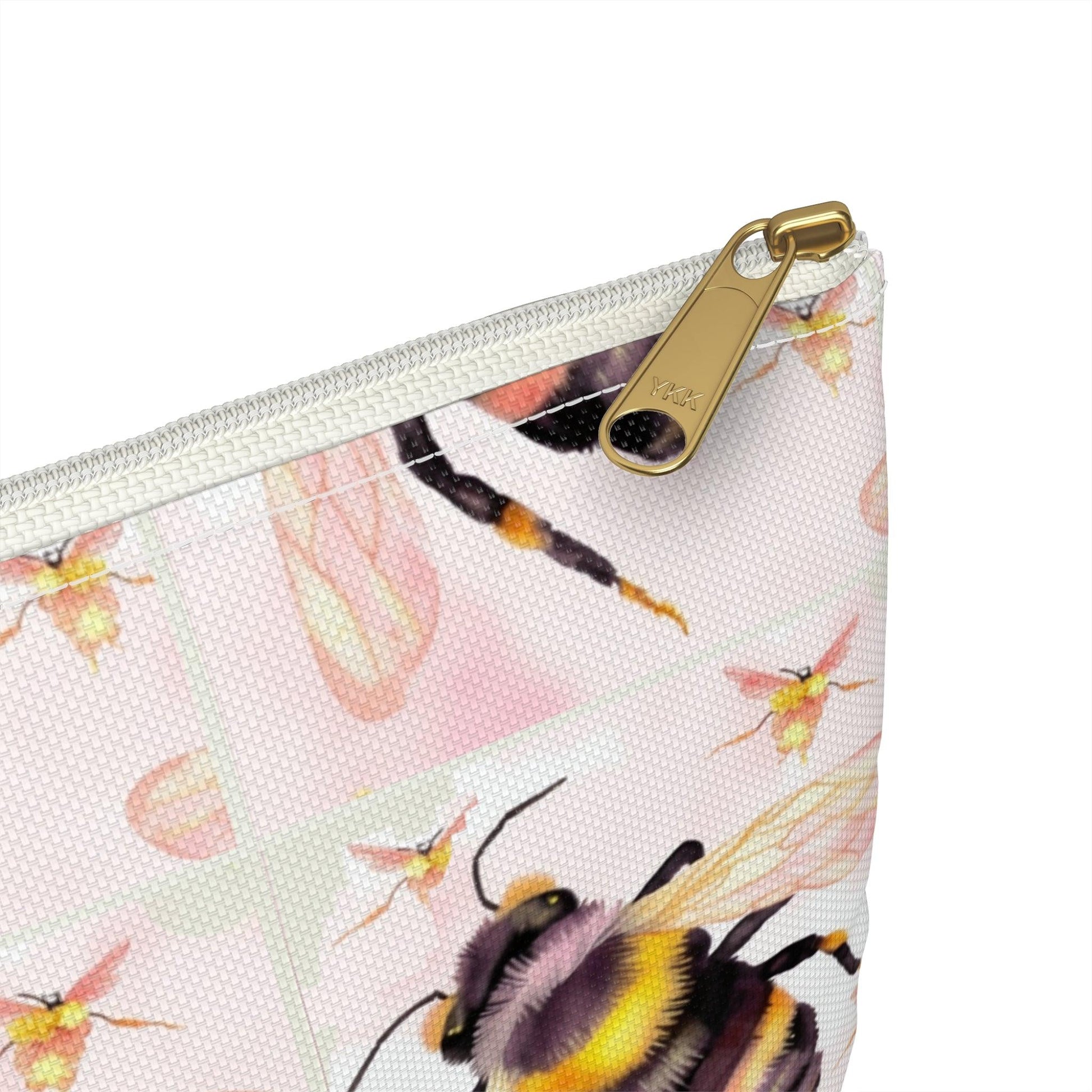 Miniaday Designs, LLC. Accessory Pouch 2 Sizes Bee-utiful Garden Banquet Collection - Miniaday Designs, LLC.