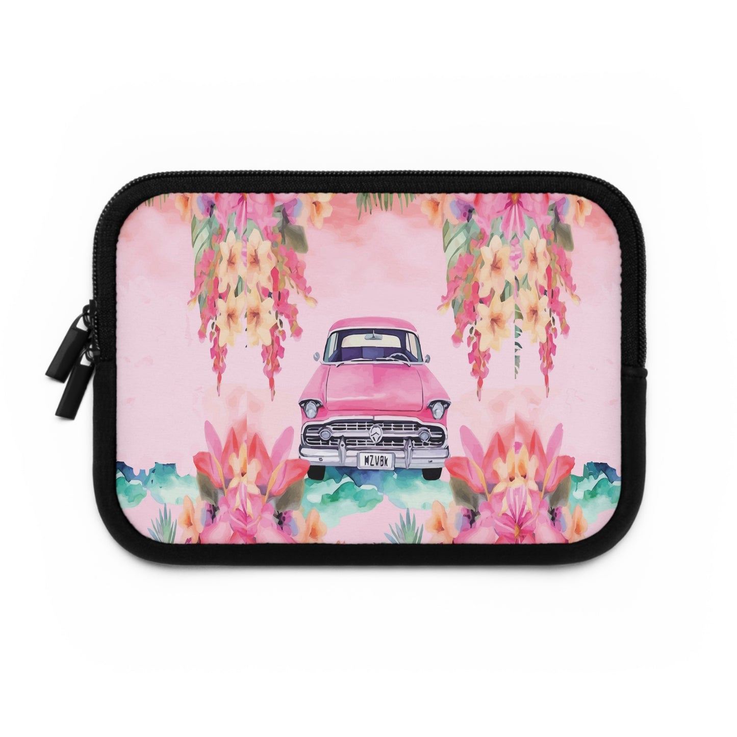 Pink Paradise Roadtrip Collection by Miniaday Designs, LLC. Laptop Sleeve - Miniaday Designs, LLC.