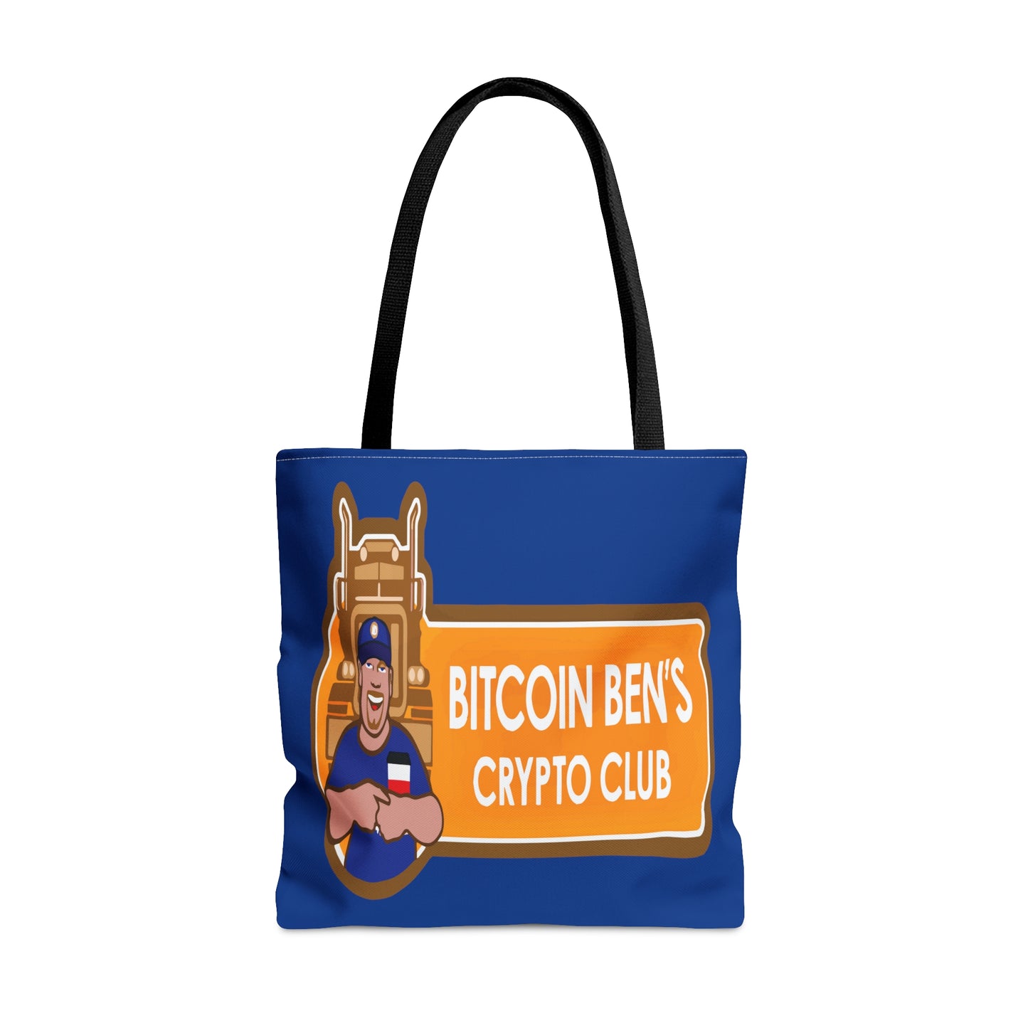 Miniaday Designs Bitcoin Ben BlueBolso Tote