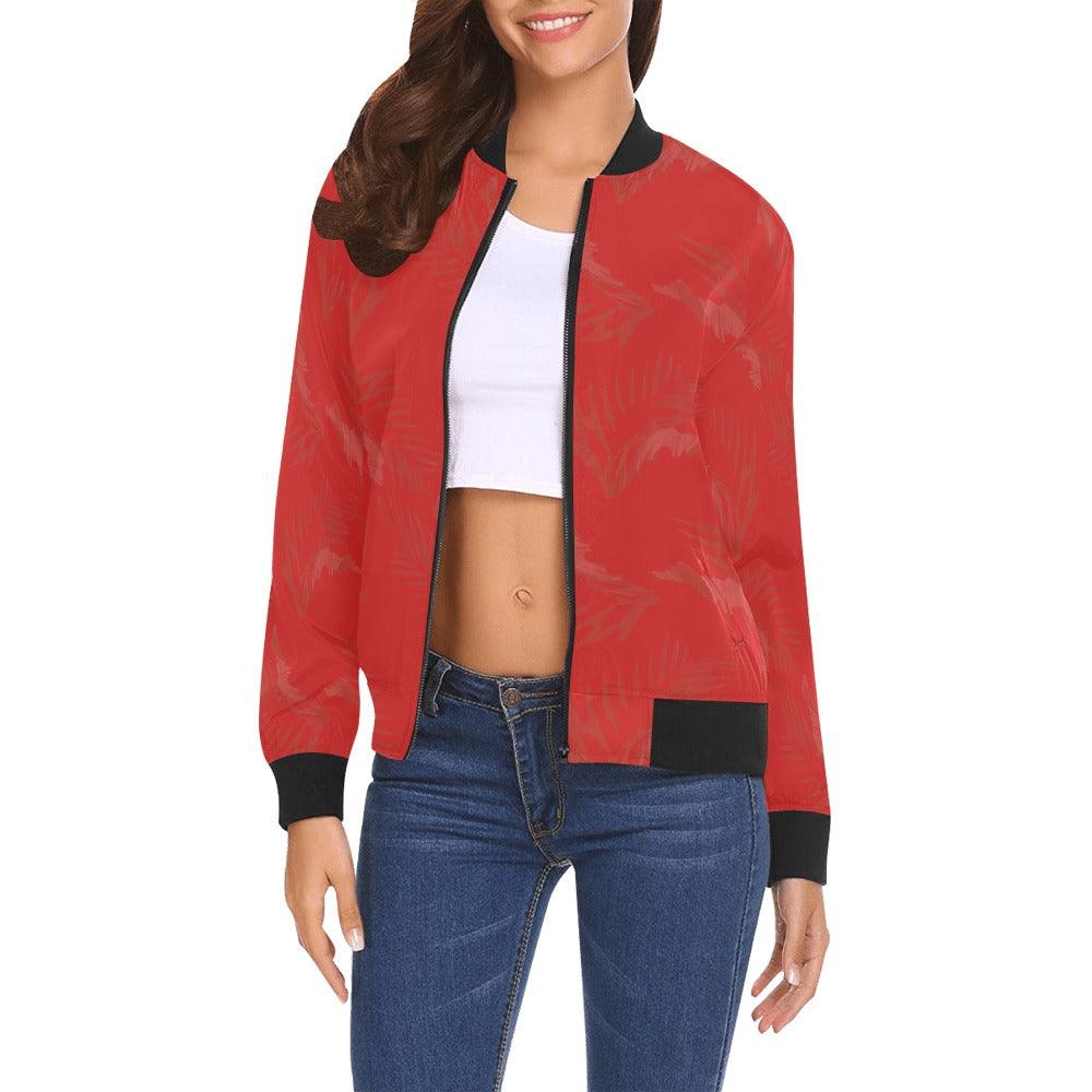 Designer Bamboo Bomber Jackets for Women - Miniaday Designs, LLC.