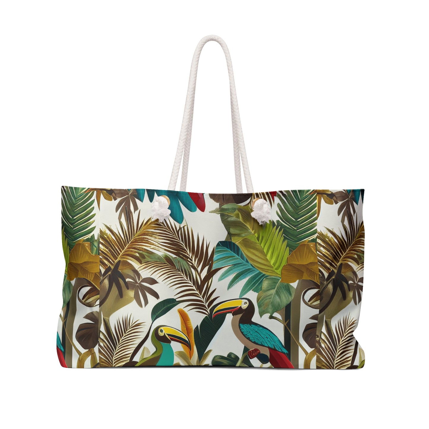 Miniaday Designs Weekender Bag Tropical Toucan Multicolor - Miniaday Designs, LLC.