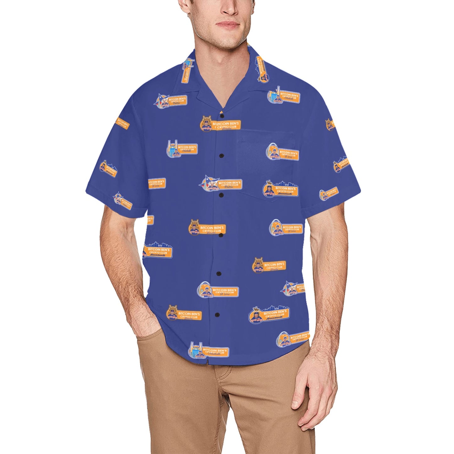 Bitcoin Ben Crypto Club 5 Club Hawaiian Shirts