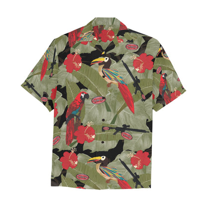 Sage Brush Arms Logo Hawaiian Shirt Black