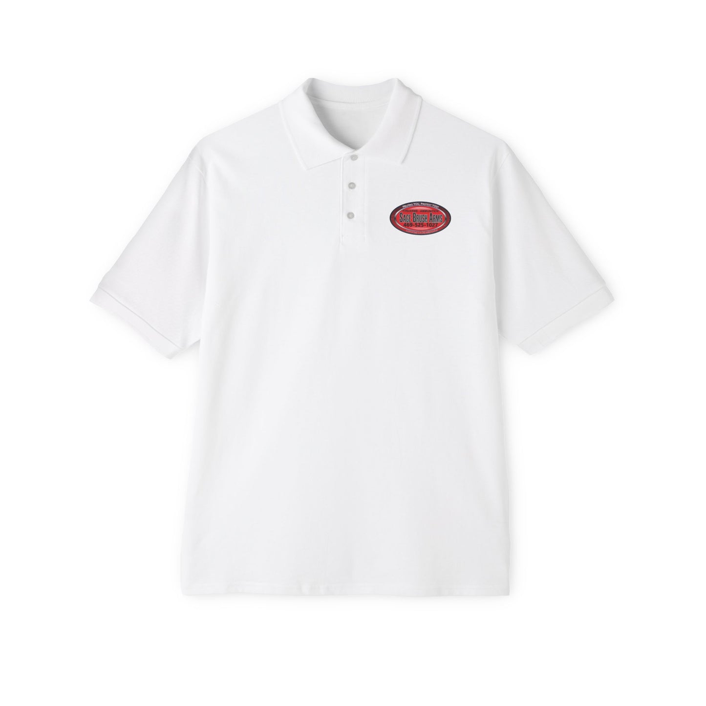 Sage Brush Arms Men's Piqué Polo