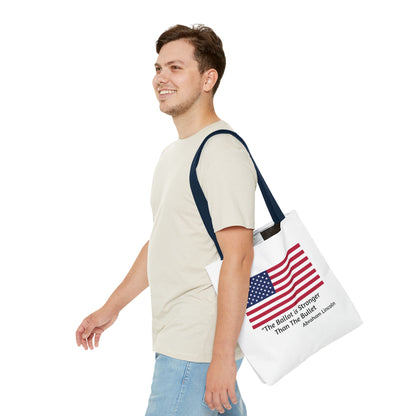 The Ballot is Stronger Than The Bullet Tote Bag (AOP)