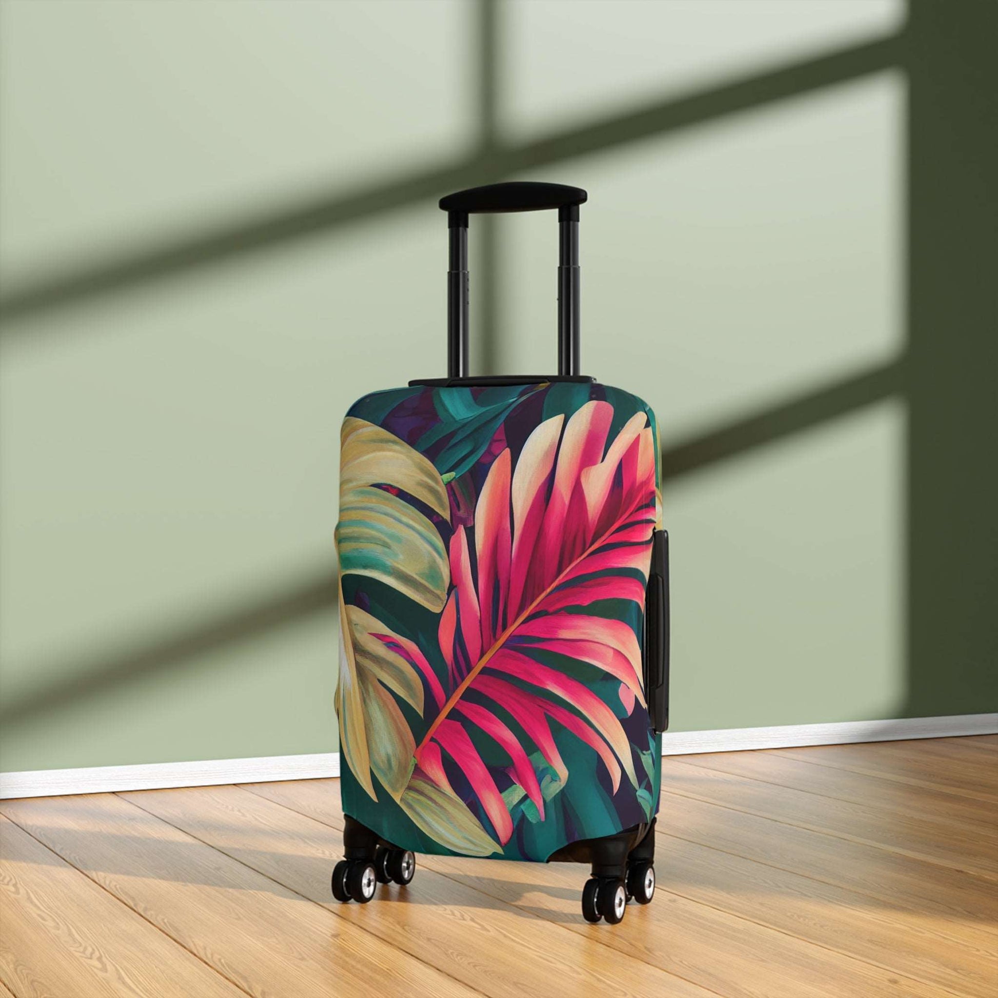 Enchanting Foliage: A Fusion of Realism and Exoticism in Brushwork by Miniaday Designs, LLC. Luggage Cover