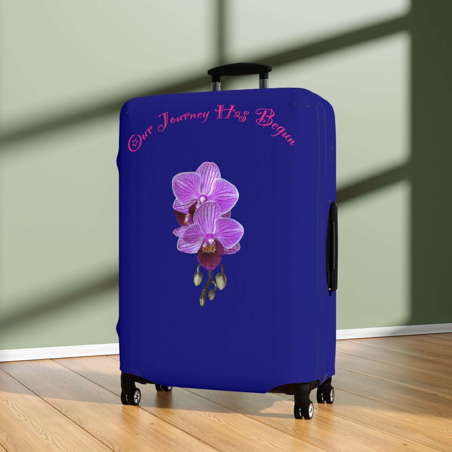 Lavender Voyage Collection by Miniaday Designs, LLC. Luggage Cover