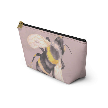 Bee-utiful Garden Banquet Collection by Miniaday Designs, LLC. Accessory Pouch w T-bottom - Miniaday Designs, LLC.