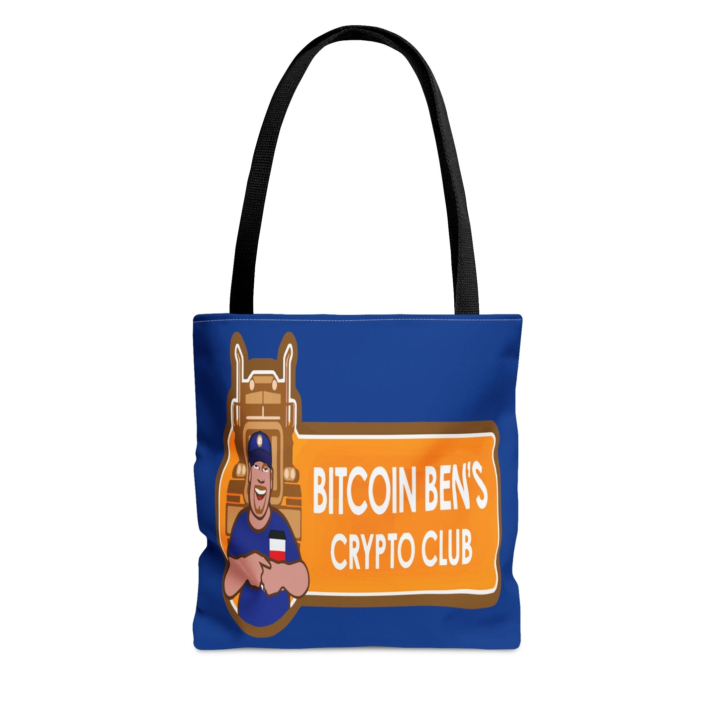 Miniaday Designs Bitcoin Ben BlueBolso Tote