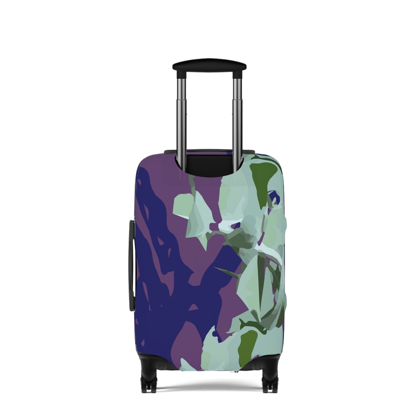 Floral Abstraction Harmony Collection by Miniaday Designs, LLC. Luggage Cover - Miniaday Designs, LLC.